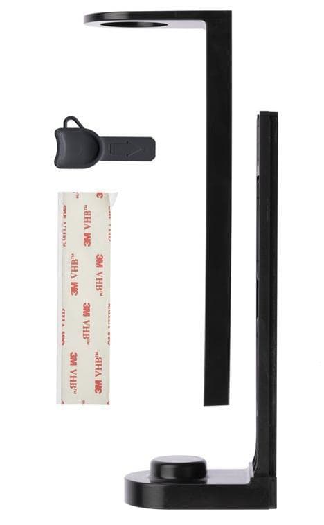 Welcome Halterung für Pumpspender, schwarz, Kunststoff