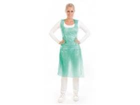 LDPE-Schürzen, 125 x 70 cm, grün wasserdicht und strapazierfähig, 16 my