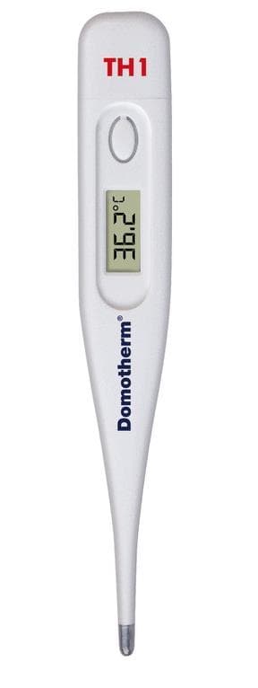Fieberthermometer, Domotherm, digital, weiss, wasserdicht, latexfrei