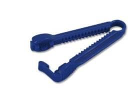 Schlauchklemme aus Acetat, blau, unsteril, latexfrei