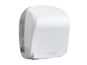 Rollenhandtuchspender Tapira, weiss, H:371 x B:330 x T:221 mm, Autocut