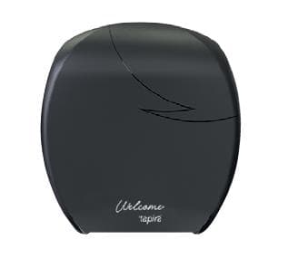 Toilettenpapierspender Tapira, schwarz, H:296 x B:277 x T:135 mm,