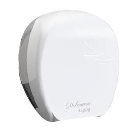 Toilettenpapierspender Tapira, weiss, H:296 x B:277 x T:135 mm,