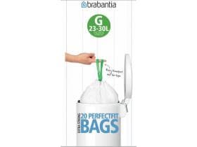 Abfallsack 30 Liter, HDPE, weiss, Brabantia Code G, 417 x 760mm,
