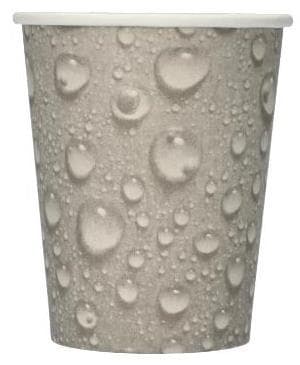 Zahnputzbecher aus Pappe, 200 ml, mit Neutraldruck, individuell verpackt