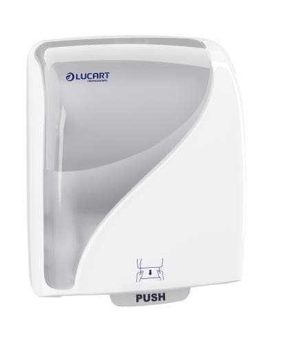 Handtuchrollenspender Identity Autocut weiss, mit Kartonhülse