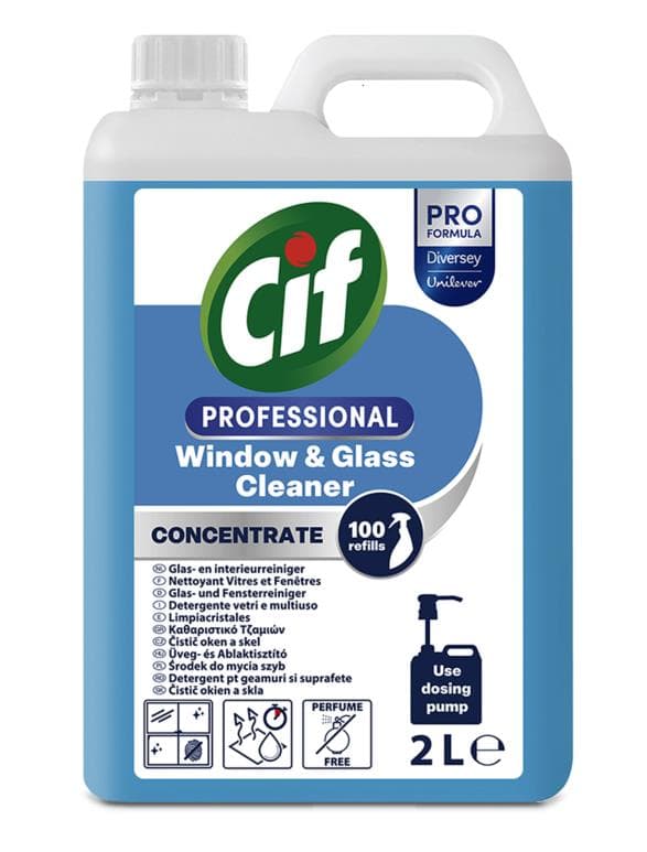 Cif Professional Konzentrierter Glasreiniger, 2 Liter