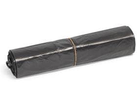 HDPE Verbandwagenbeutel 0.10 mm, grau opak 15-18 lt. 200/180x500 mm