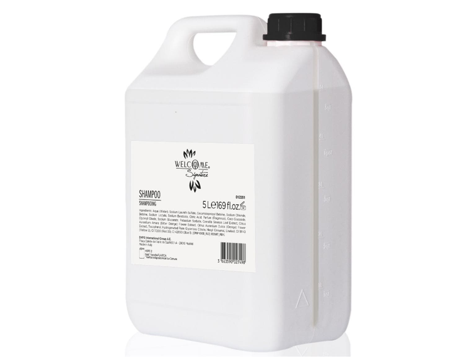 Welcome  Shampoo, 5 L mit Bio- Exktrakten