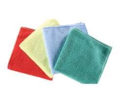Microfasertuch Frotty, gelb, 38 x 38 cm, 240 g/m2 waschbar bis 90°C