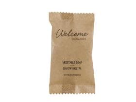 Welcome Soap, Seife quadratisch, 8 g im Sachetbeutel, neutraler Duft