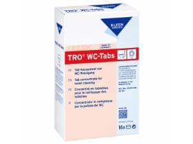 Tro WC-Tabs, 16 x 25-g-Pack, 3-Phasen-Reinigungstabs für WC und
