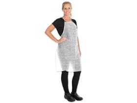Latzschürze, PP, 40 gm2, weiss 90 x 70 cm, feuchtigkeits- und schmutz-