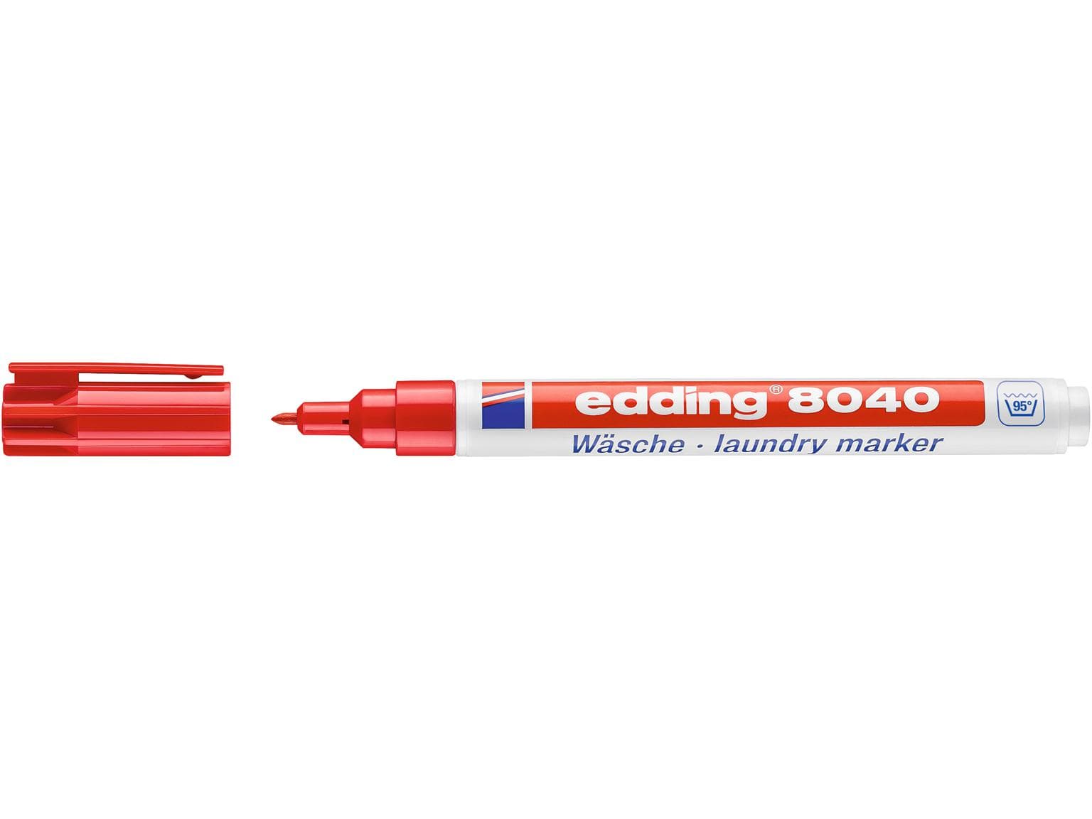 edding Wäschemarker 8040 rot Rundspitze 1mm