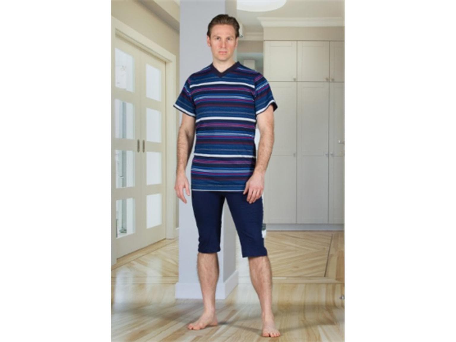 Herrenpflegeoverall, nur mit Rücken- reissverschluss, 100 % Baumwolle, kurz