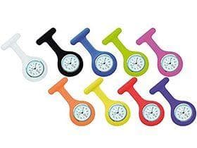 Schwesternuhr mit bunter Silikonhülle