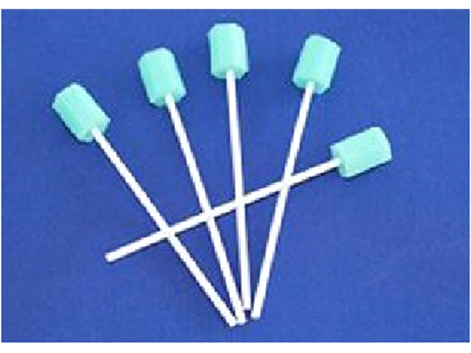 PS Schaumstoffspatel, 140 x 4 mm, grün, sternförmig, 50 Stück à Karton