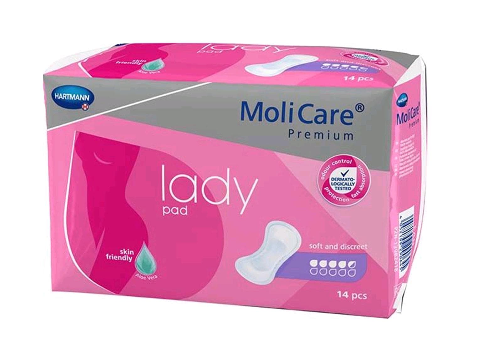 MoliCare Premium lady pad, 4,5 Tropfen, Saugstärke 914 ml