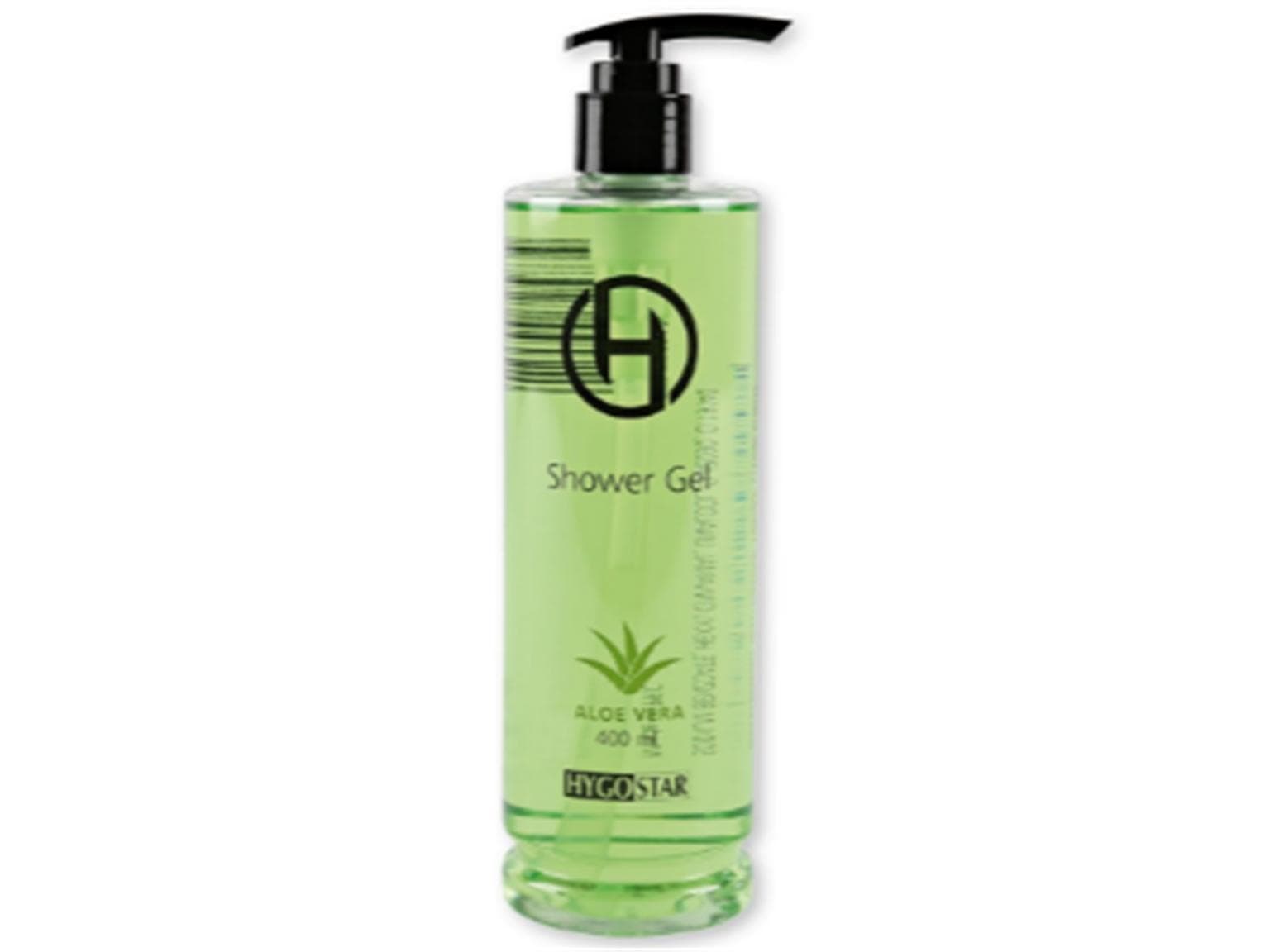 Pumpspender Shower Gel, transparent 400 ml, transparent, Duft: Aloe Vera