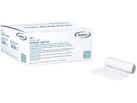 Elastische Gazefixierbinde, 4 cm x 4m, Maielast-glatt LUX Cello, weiss,unsteril