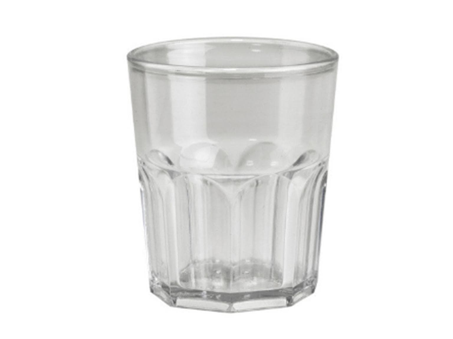 Minidrinkglas mehrweg, transparent Inhalt 160 cc aus Kunststoff