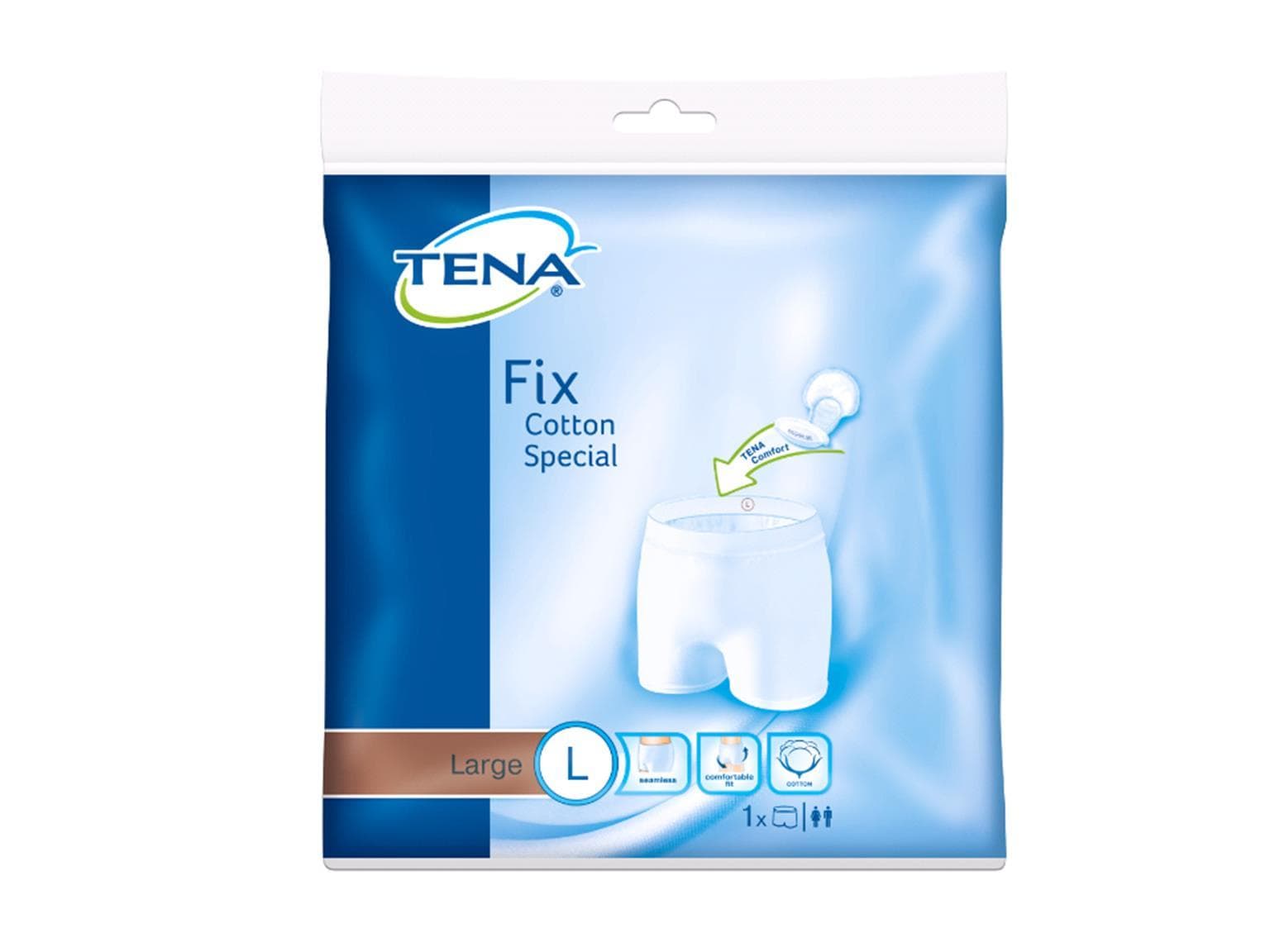Fixierhosen TENA Fix Cotton Special, Grösse L, Taillenumfang 80 - 100 cm