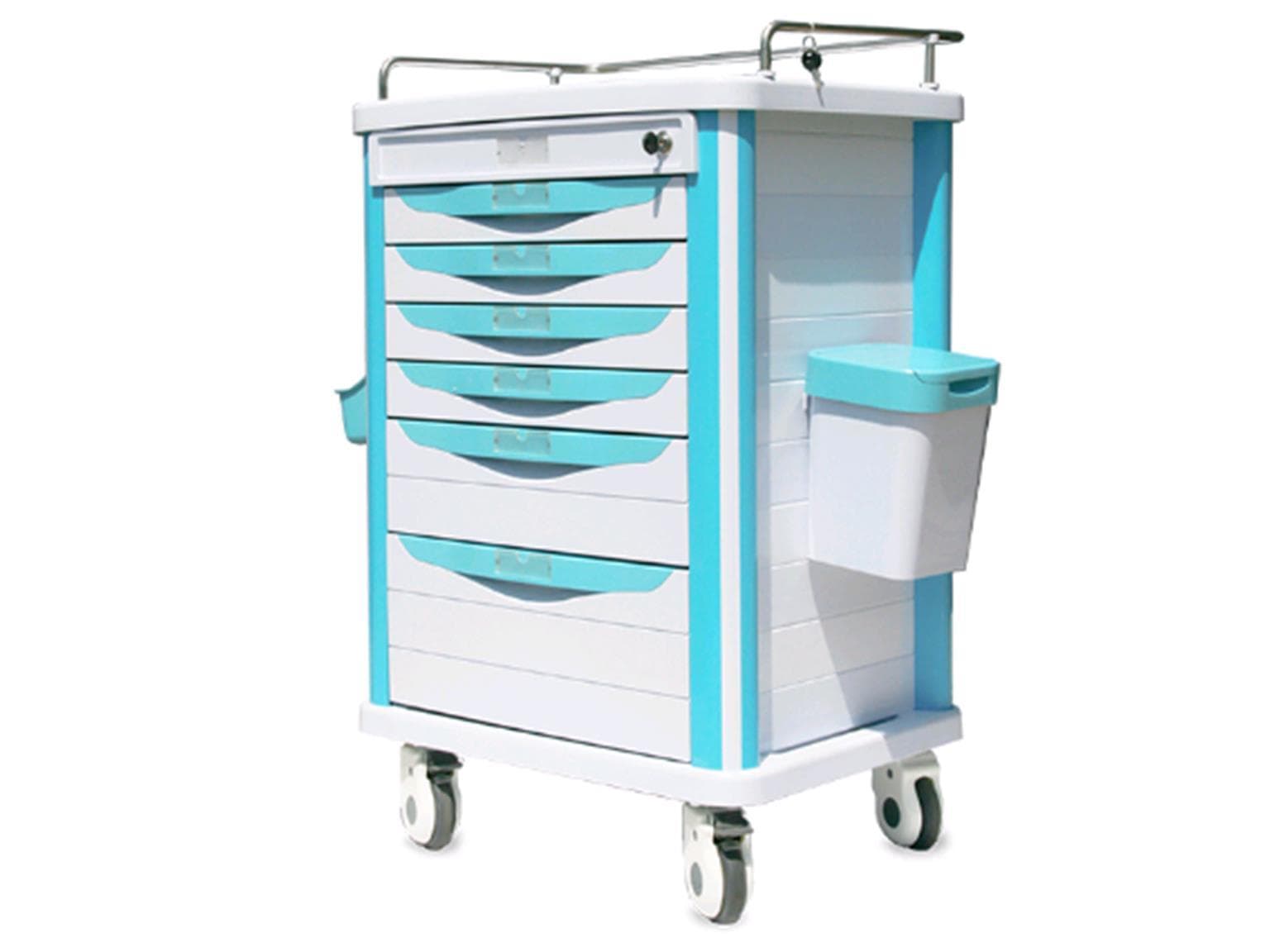 CARTIES Multifunktions-und Medikamenten- wagen Standard, 620 x 470 x 990 mm