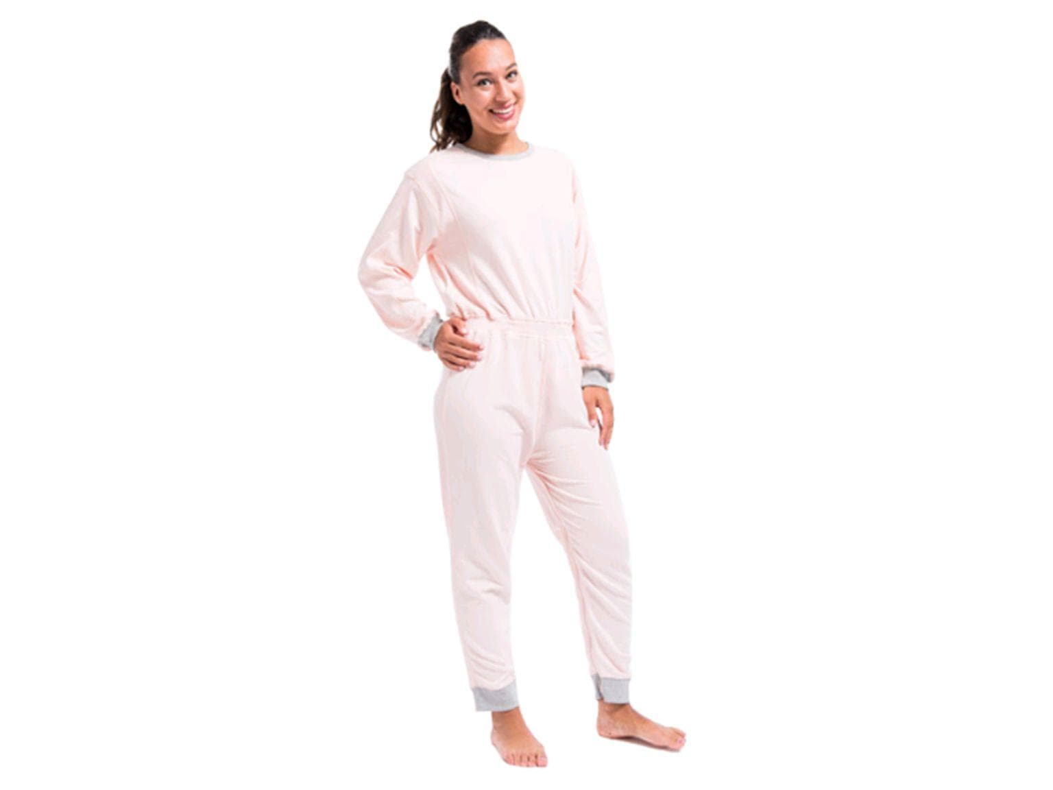 NIGHTIES LANG, Overall Langarm/Bein, Grösse S, rosa