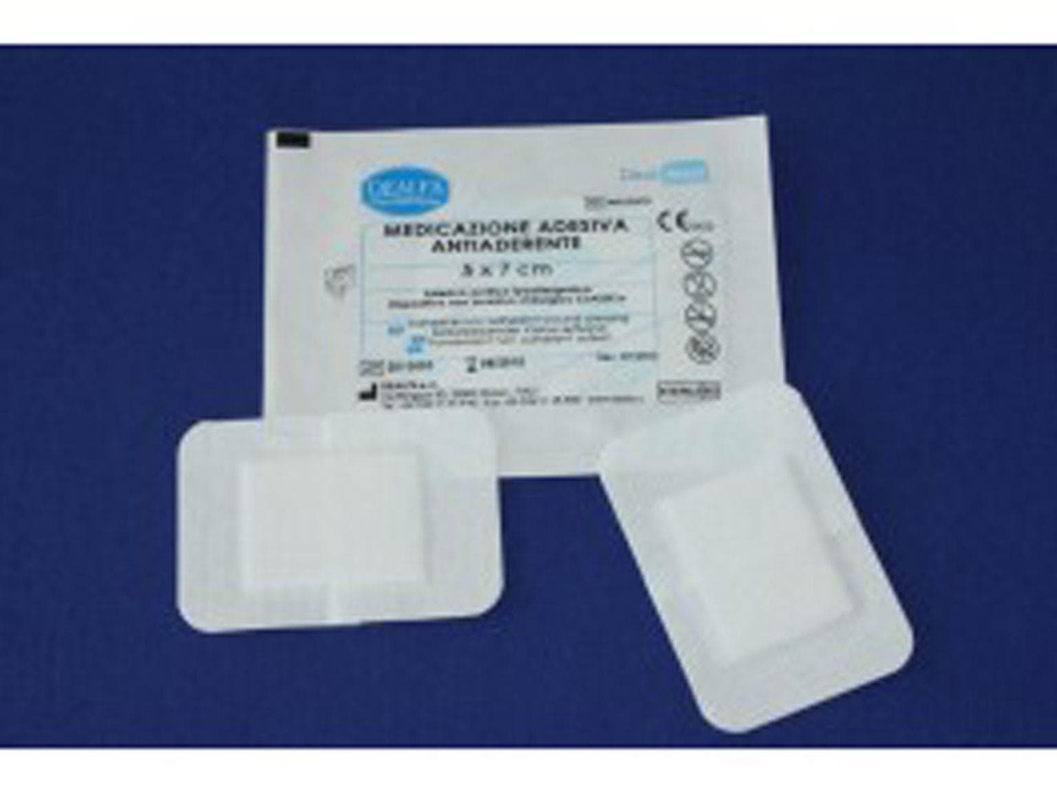 Absorbstionsverband Kliniplast Border 6 x 9 cm, steril, aus Vlies, mit nicht