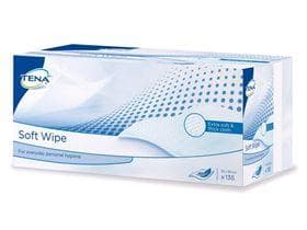 TENA Soft Wipe 19 x 30 cm Spenderbox Waschlappen / weiche Tücher für die