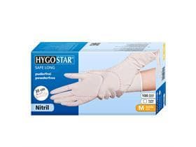 Handschuhe Nitril "SAFE Long" weiss, Grösse S, starke Qualität, 30 cm