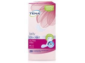 Tena Lady Discreet Ultra Mini, für Frauen mit sehr leichter Blasenschwäche