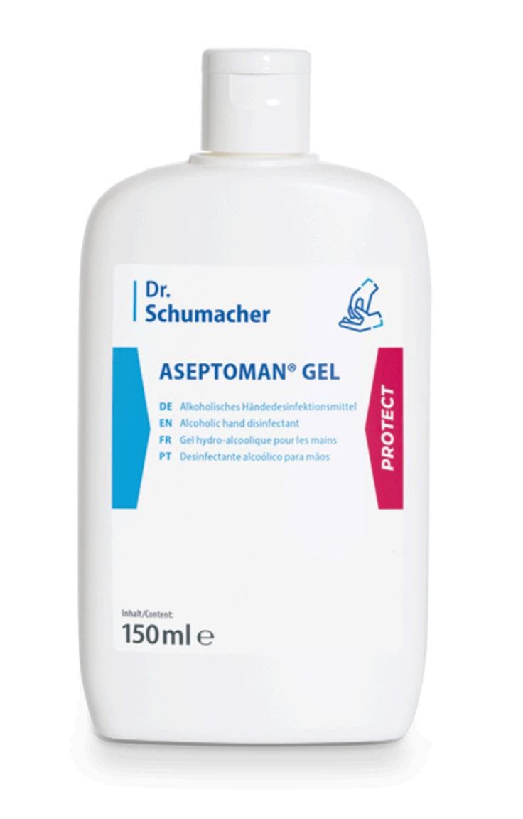 Händedesinfektion Aseptoman Gel, 150 ml Kittelflasche