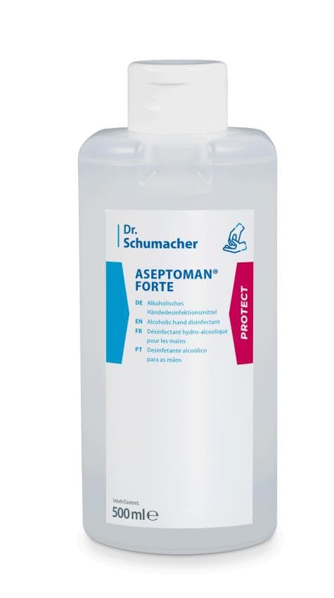 Aseptoman Forte Händedesinfektonsmittel, 500 ml, hautpflegend, parfümfrei