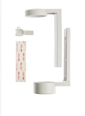 Welcome Halterung für Bracket-Spender weiss, Kunststoff