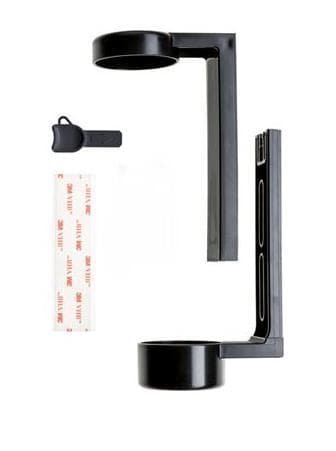 Welcome Halterung für Bracket-Spender schwarz, Kunststoff