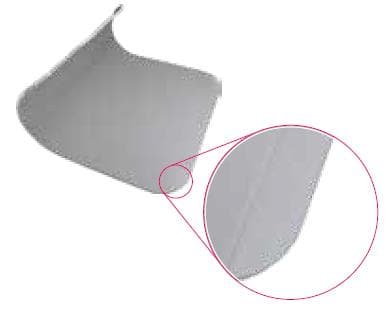 Armschale zur Armanlagerung Polycarbonat 5 mm klar, 365 x 325 x 143 mm