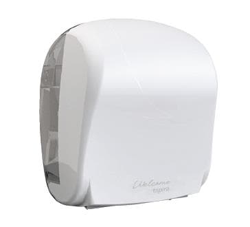 Rollenhandtuchspender Tapira, weiss, H:371 x B:330 x T:221 mm, Autocut