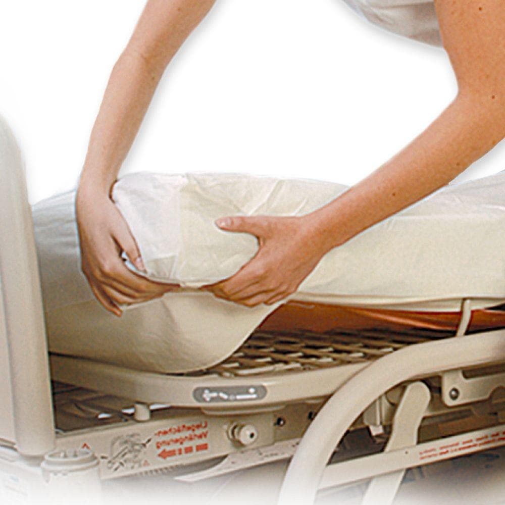 Matratzenschoner, SMS, Länge: 200 cm, Breite: 90 cm, weiss, latexfrei,