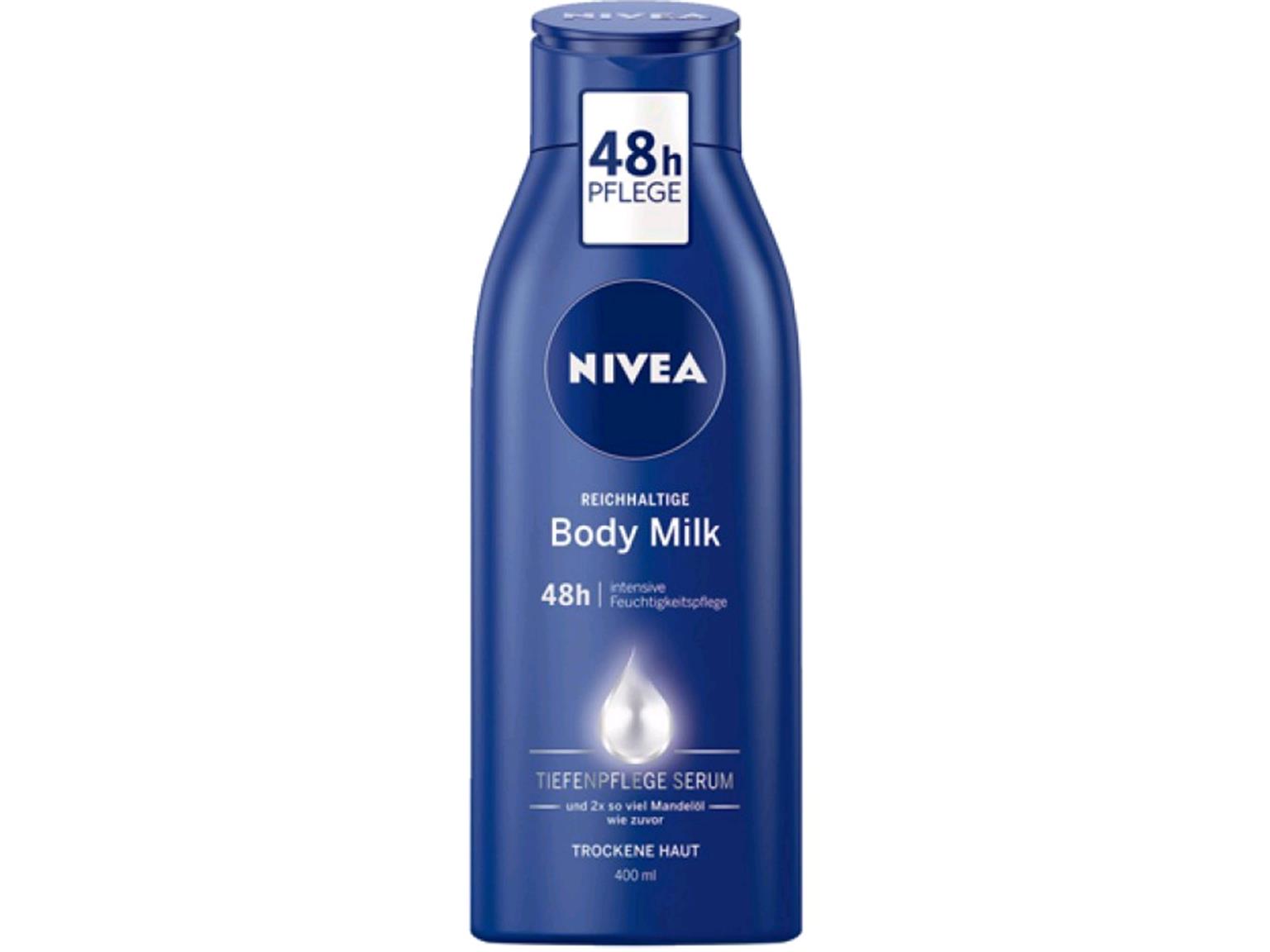 Nivea Body Milk 400 ml, intensive Feuchtigkeitspflege
