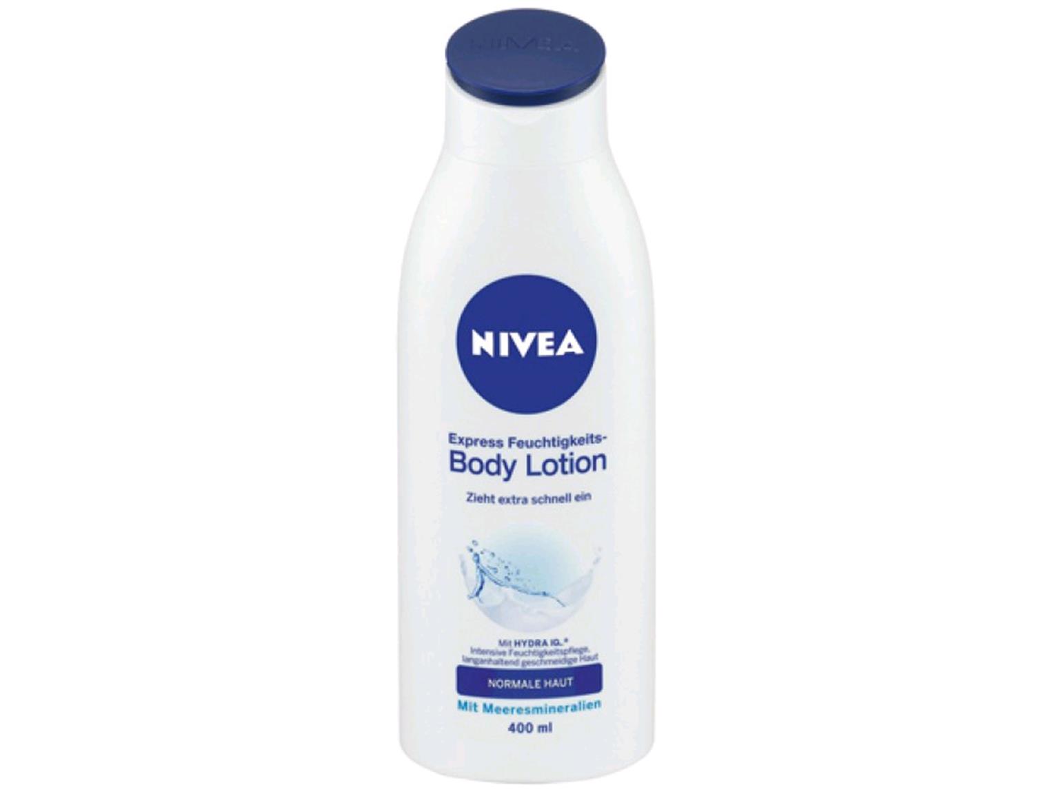 Nivea Body Lotion 400 ml, schnell einziehende Feuchtigkeitpflege