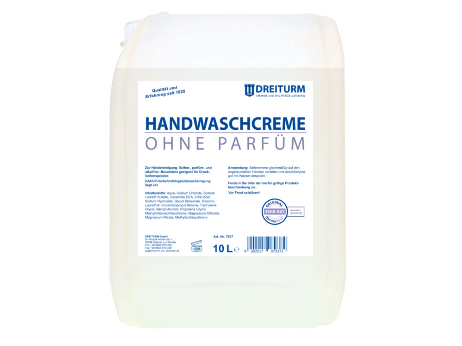 Seifencreme Neutral, hautmilde Hand- Handwaschcreme, parfüm - und alkalifrei