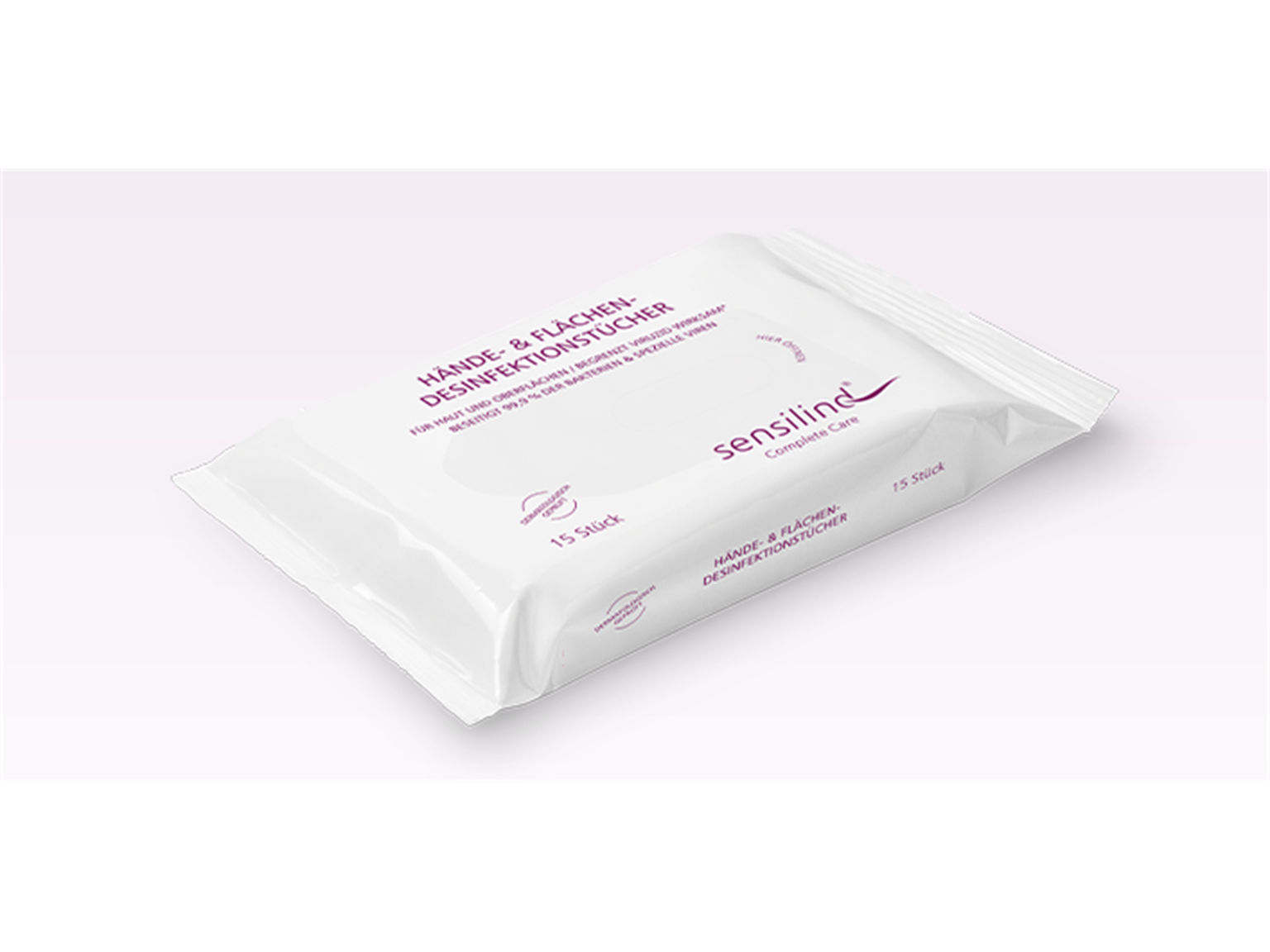Sensilind Supersoft Desinfektionstuch, 15 x 20 cm, antibakteriell