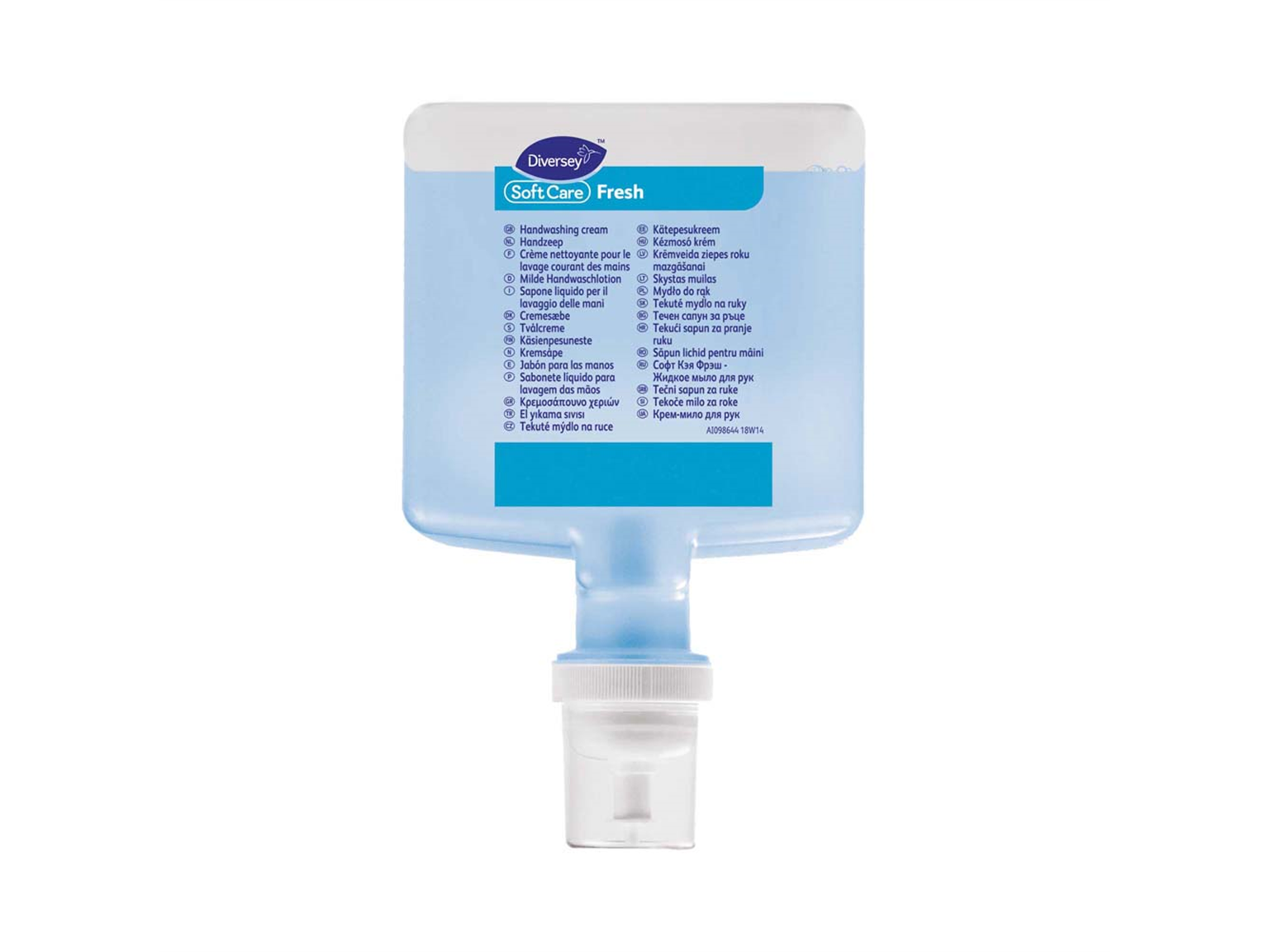 Seifenlotion Soft Care Fresh IC, 4 x 1.3 L Flasche