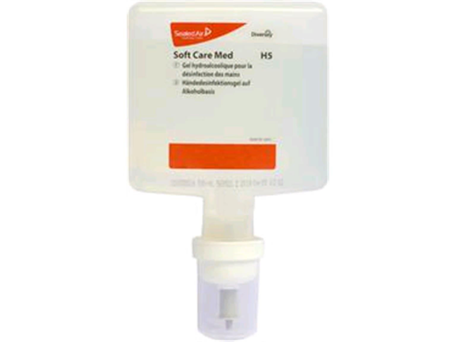 Handdesinfektion Soft Care MED H5 IC, 4 x 1.3 L Flasche