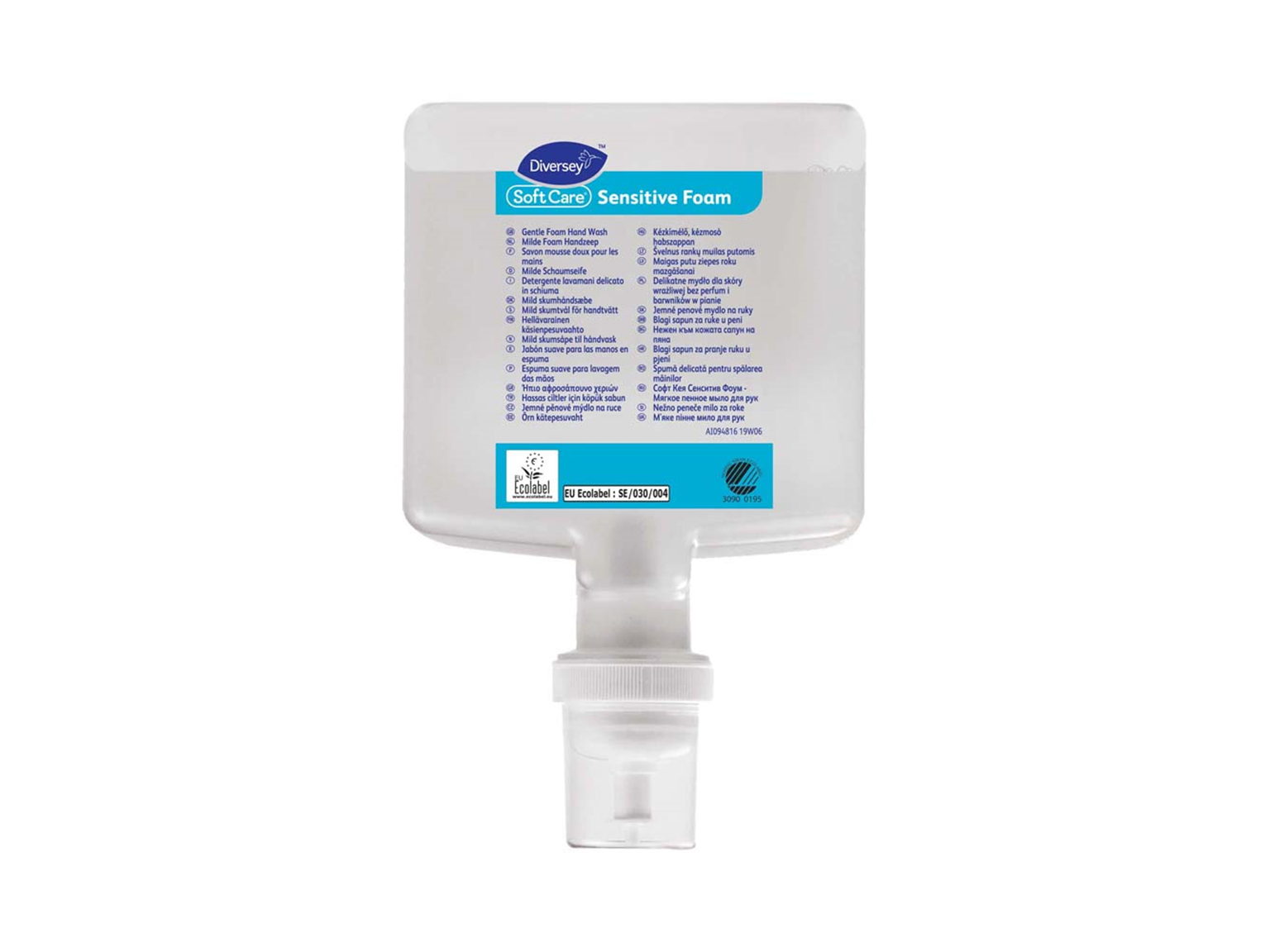 Schaumwaschlotion Soft Care Sensitive Foam IC, 4 x 1.3 L Flasche