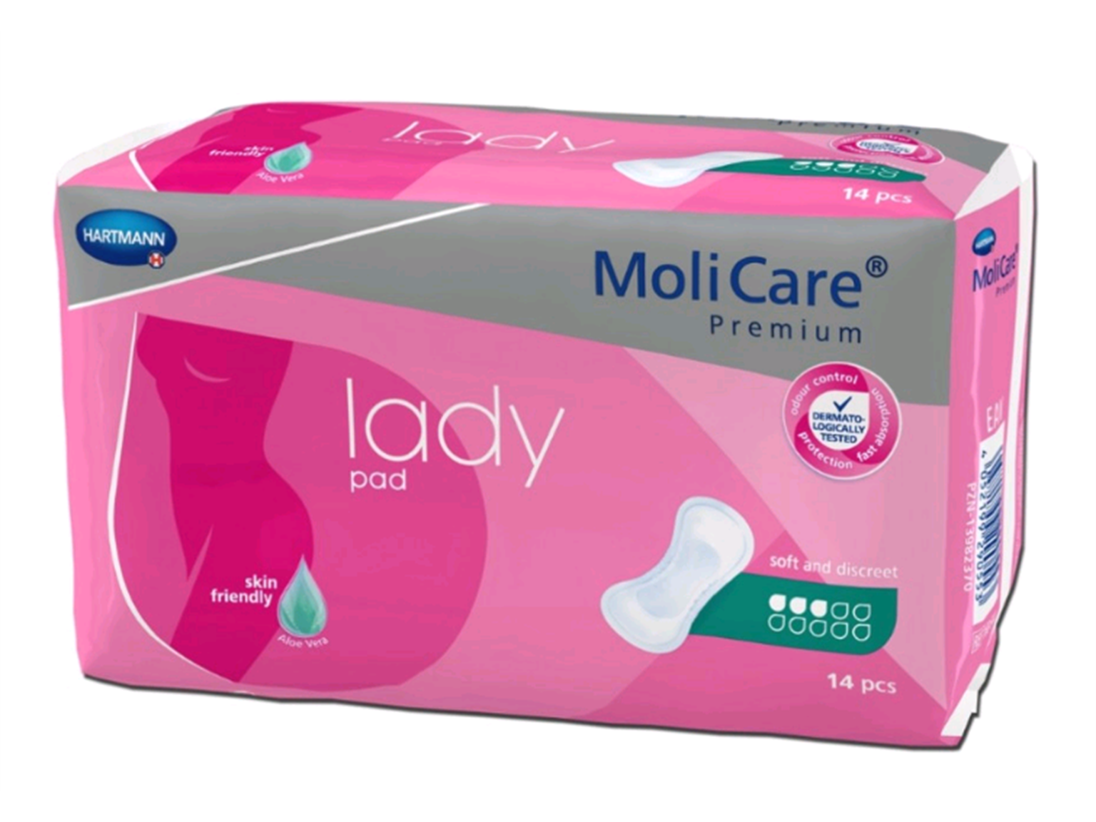 MoliCare Premium lady pad, 3 Tropfen, Saugstärke 504 ml