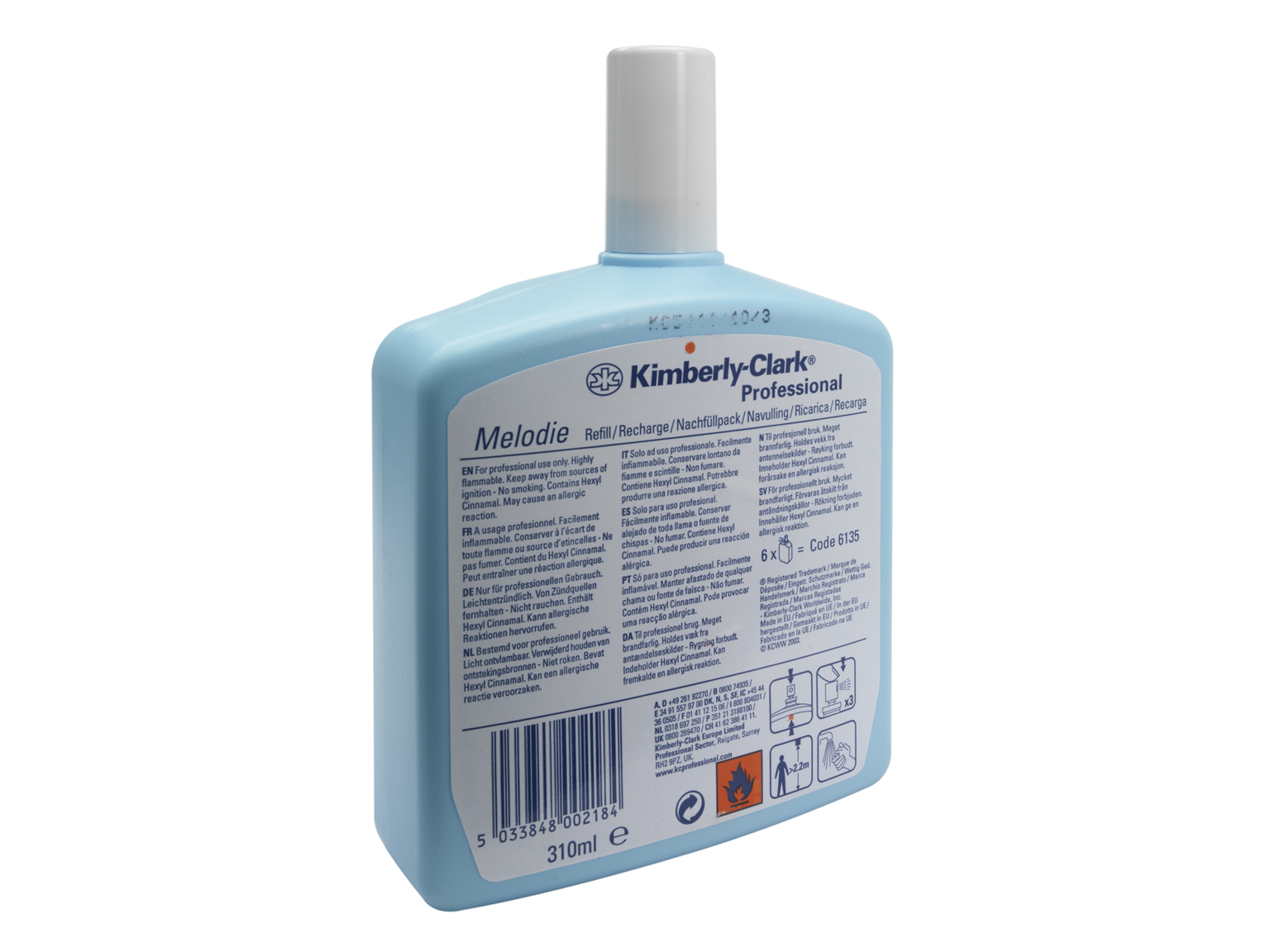 Duftflasche KimberlyClark 310 ml Melodie (blumig)für Lufterfrischungssysteme