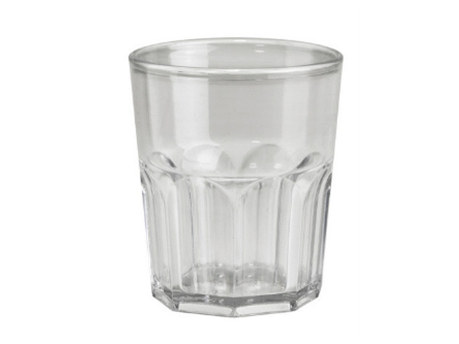 Minidrinkglas mehrweg, transparent Inhalt 160 cc aus Kunststoff