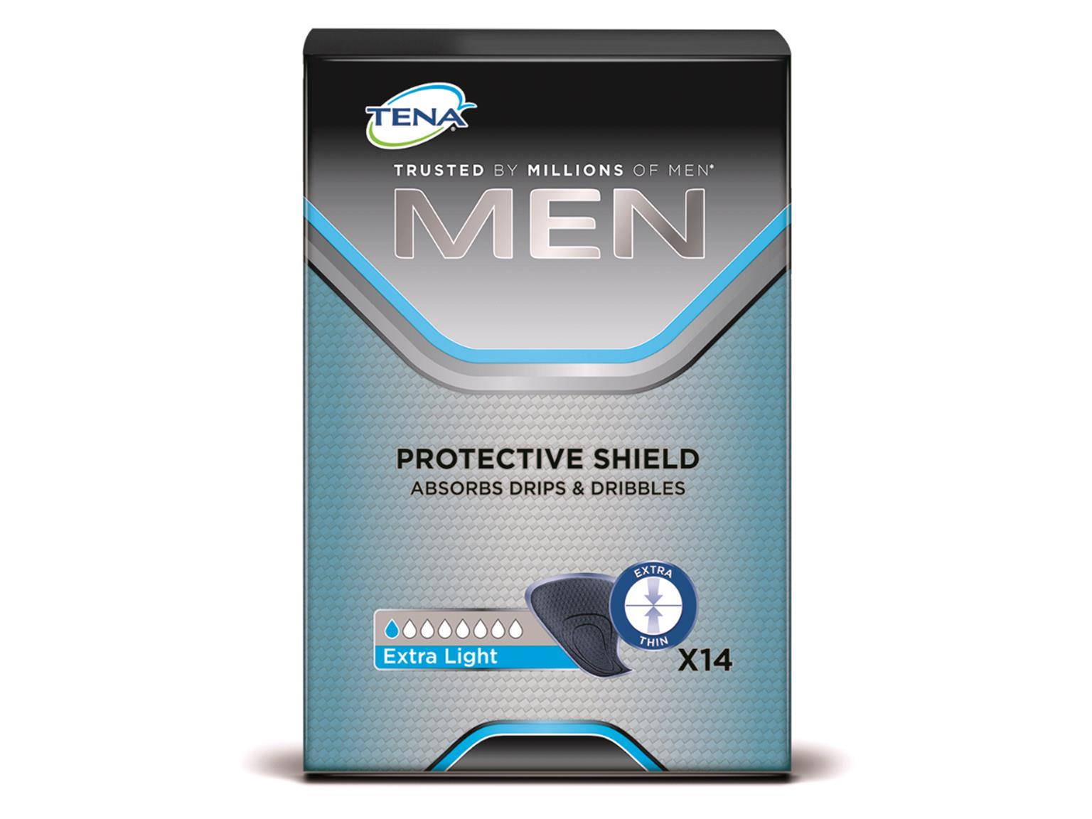 Tena Men Protective Shield Extra Light Diskrete Einlagen für Männer